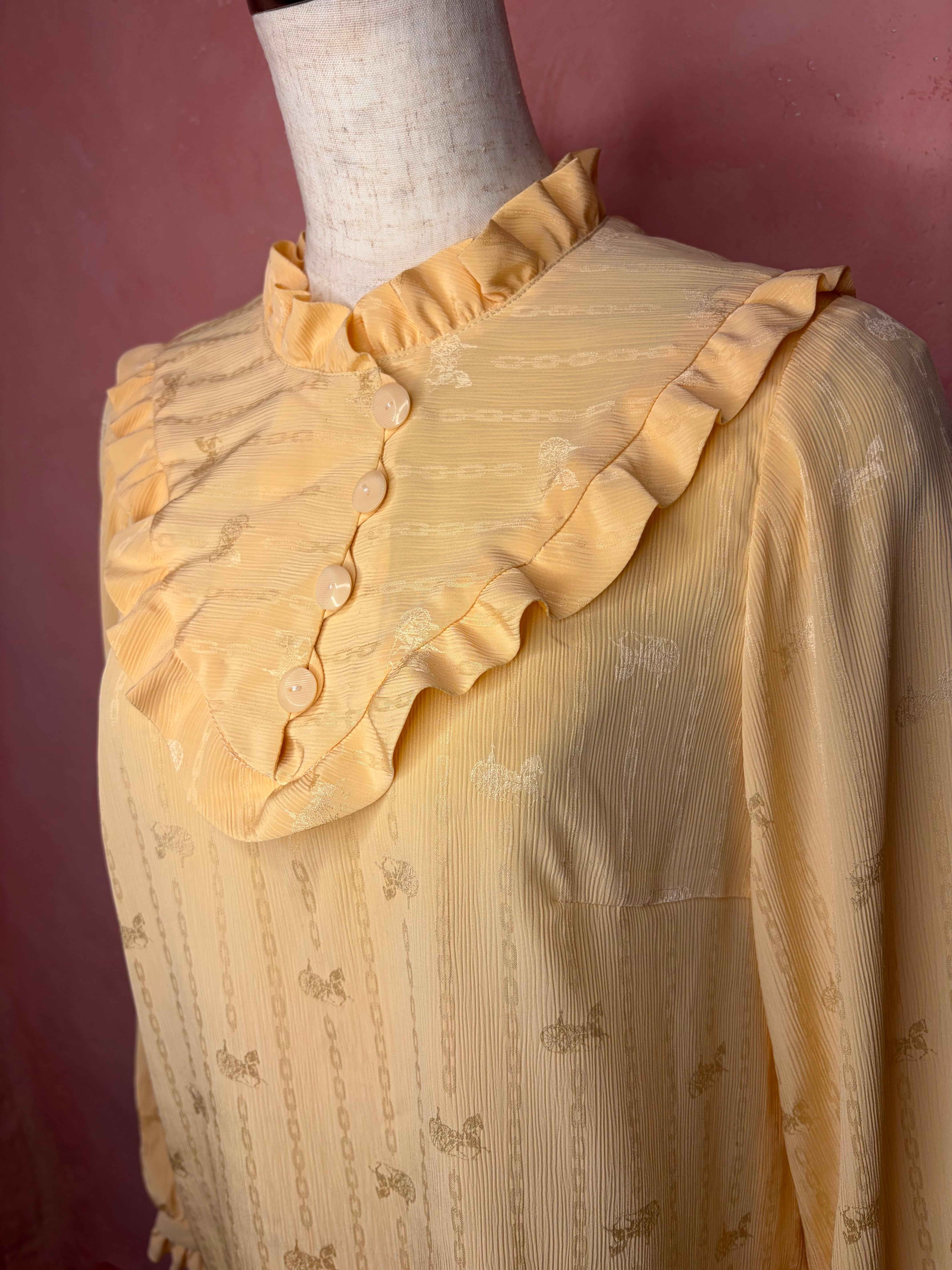 used frill blouse