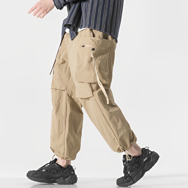 Utility Trouser with Buckle Strap Belt [640]