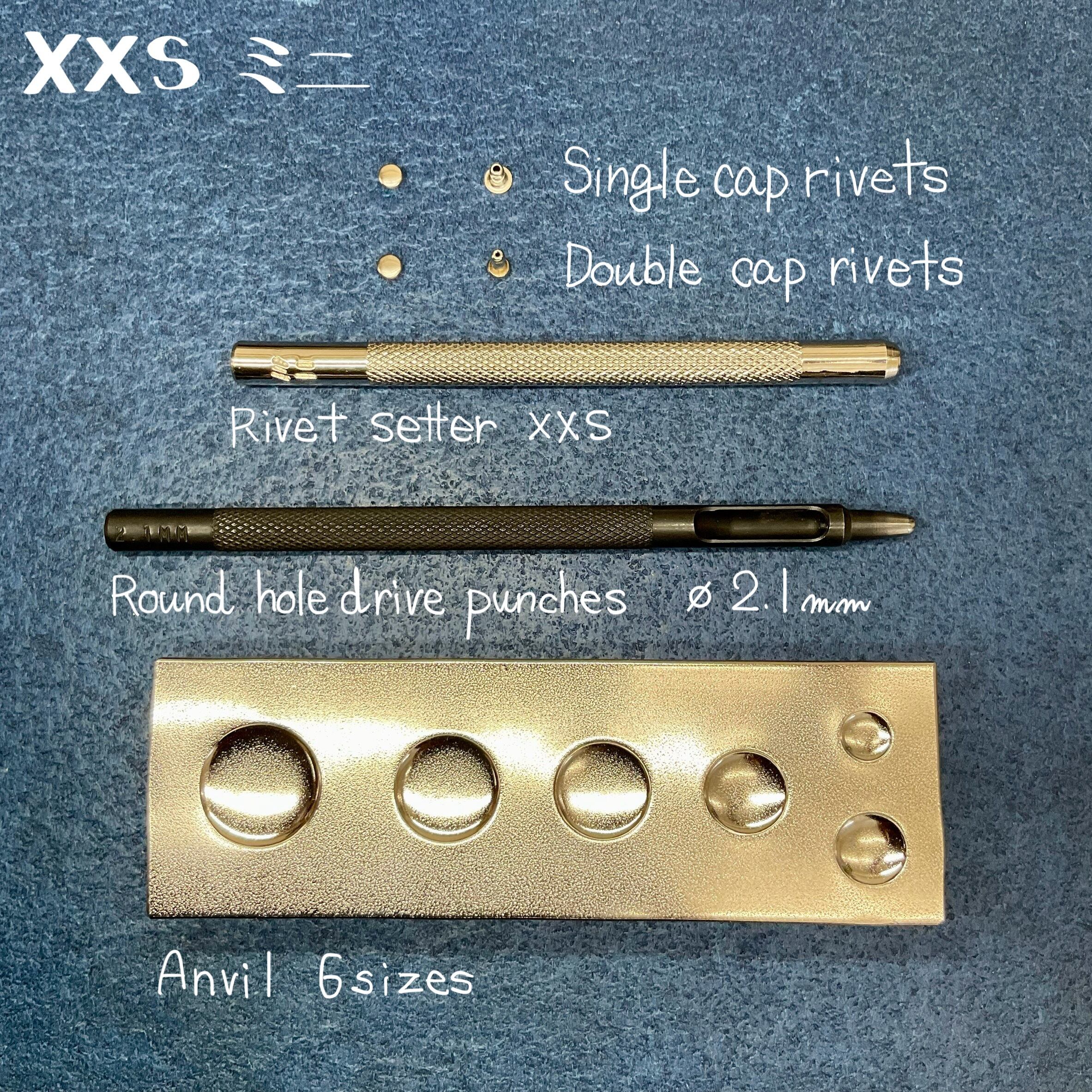 Peacock 片面カシメ (ミニ/3.5mm) アンティーク | okafactory 岡製作所