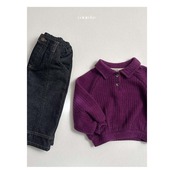 【取寄】minirobe ボーイカラーのスウェット｜冬服｜韓国子供服