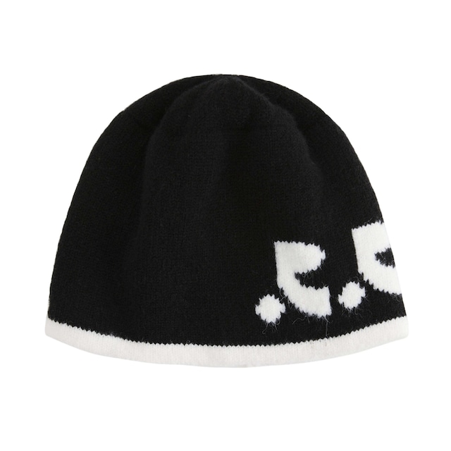 [rest & recreation] RR REVERSIBLE BEANIE - BLACK 正規品 韓国ブランド 韓国ファッション 韓国代行