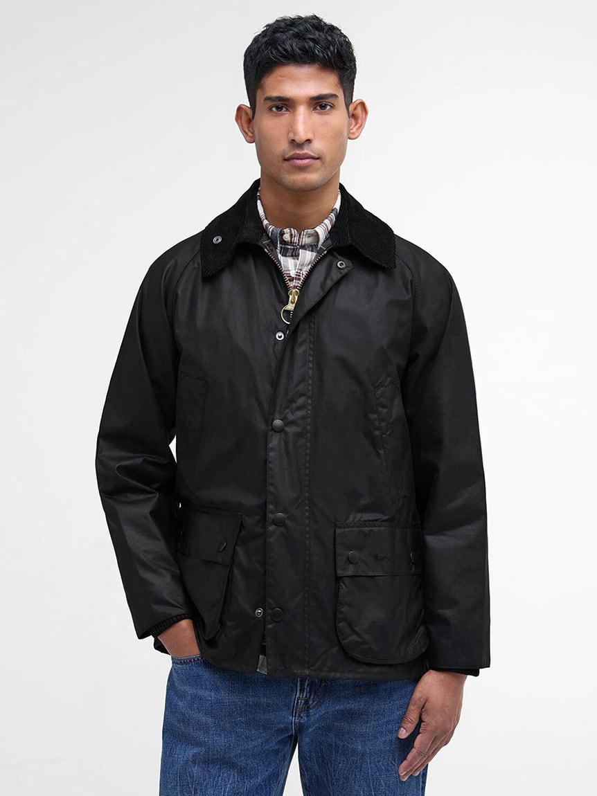 Barbour / 【BEDALE】Waxed Jacket regular Fit / BLACK | 【FLAGS