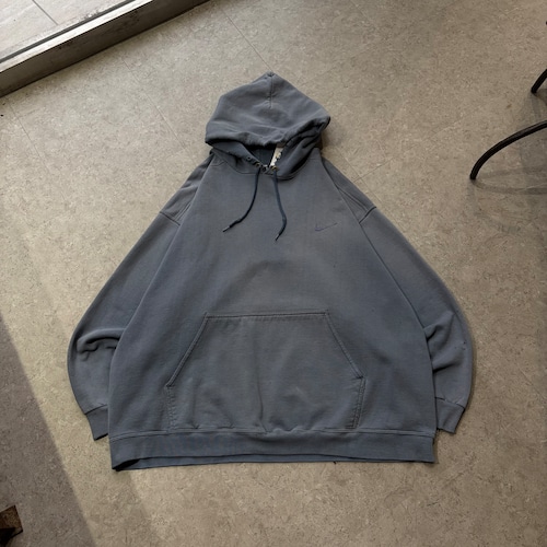90s NIKE "fadeblue" pullover hoodie【仙台店】