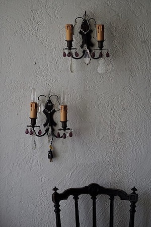 ペアの壁掛けランプ-french pair bracket lamp