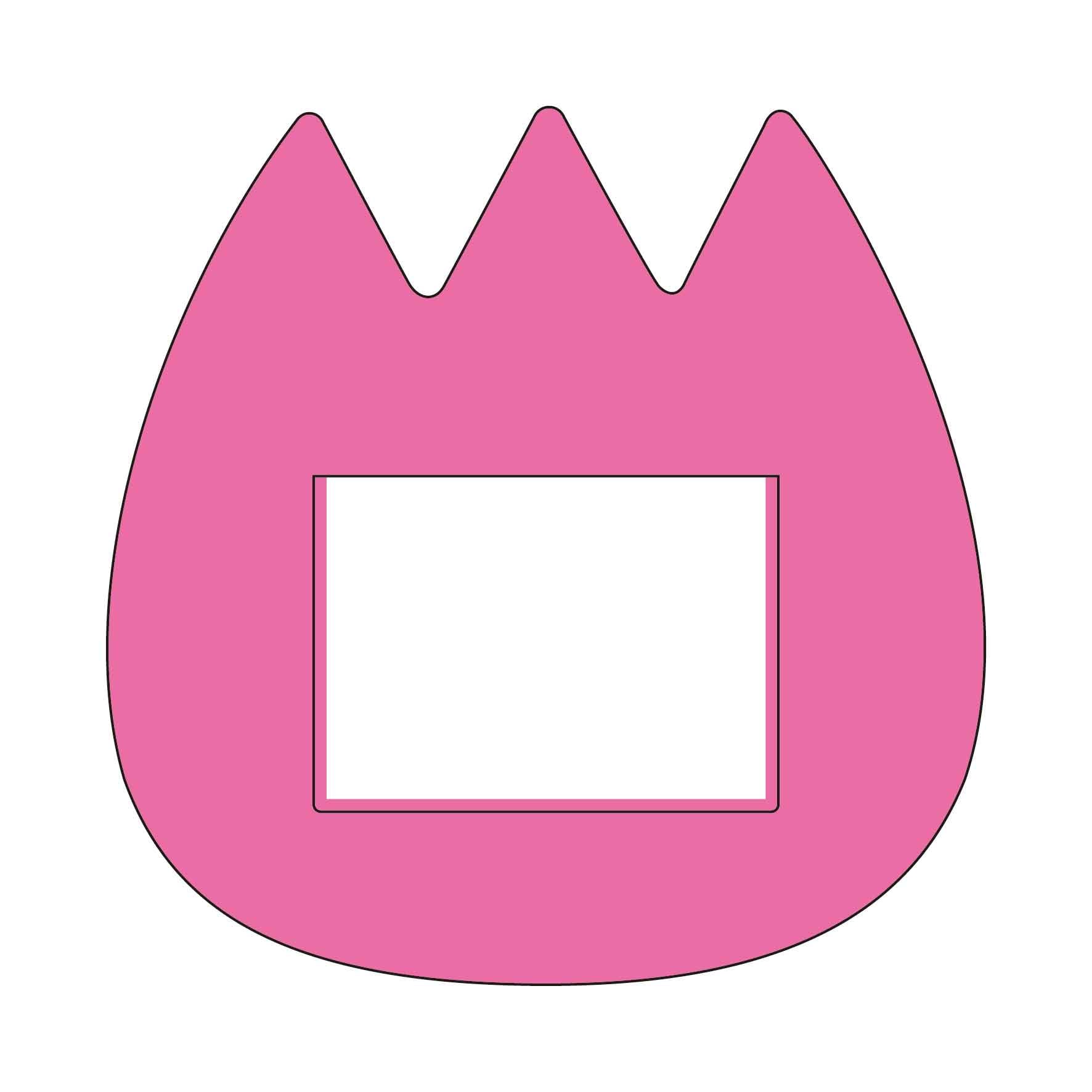 ようちえんバッジ チューリップ(ピンク)