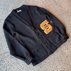 50's~60's レタードカーディガン used [211029]