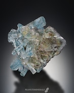 アクアマリン / フローライト / フェルスパー【Aquamarine with Fluorite on Feldspar】ナミビア産