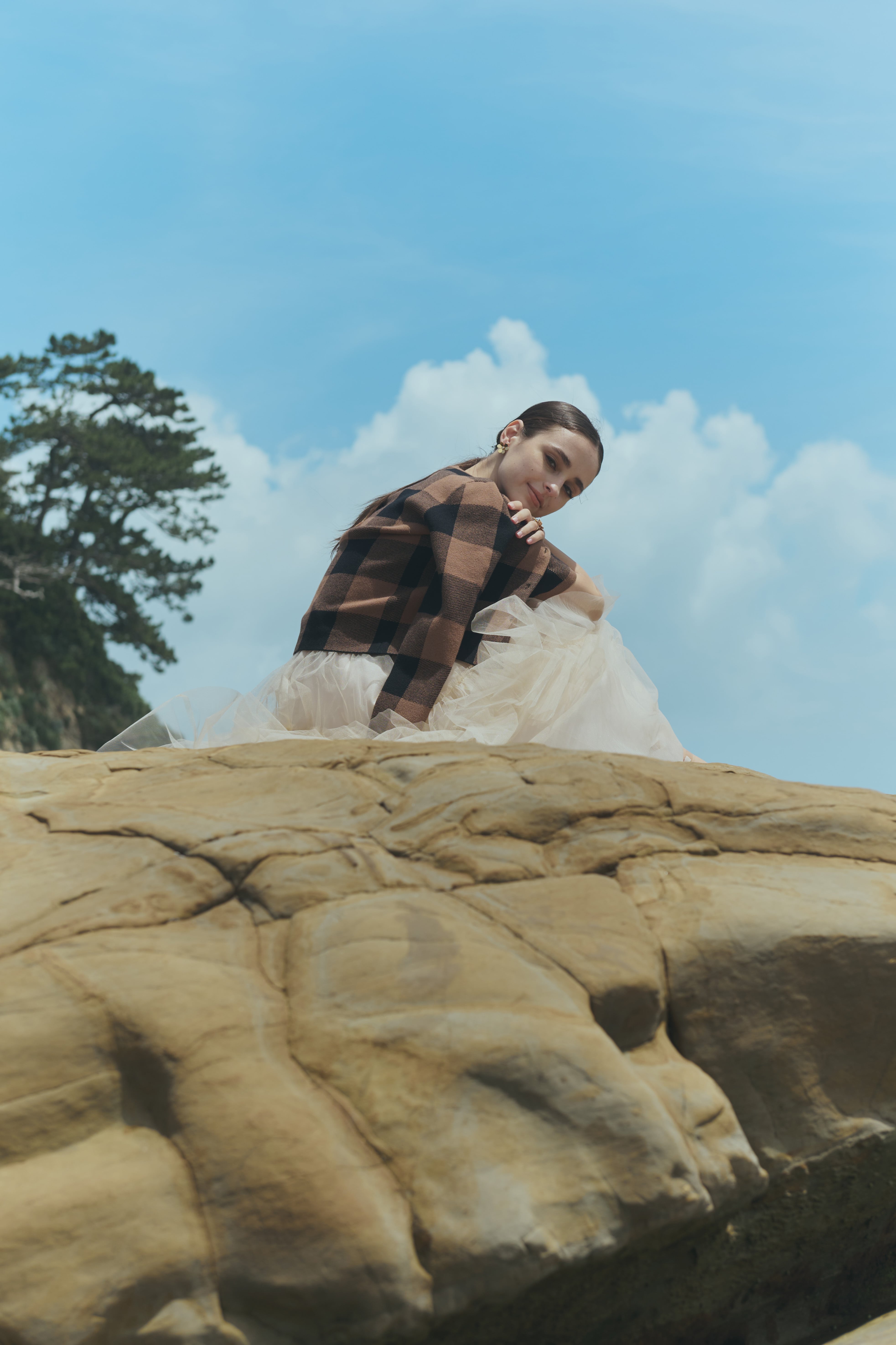 Tulle tiered skirt | Bluelea