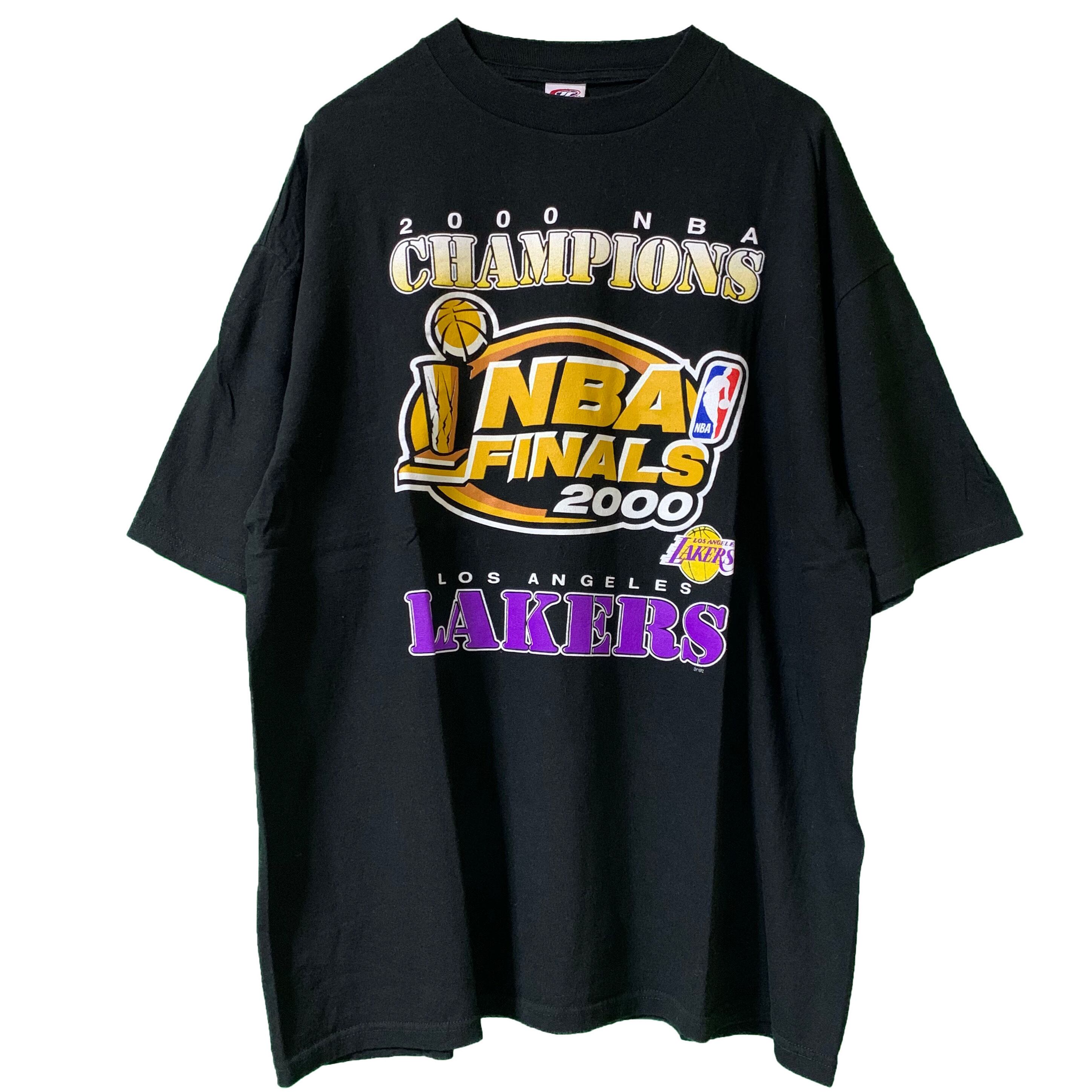 超希少 US製 レイカーズ 2002年 チャンピオンTシャツ  Lakers