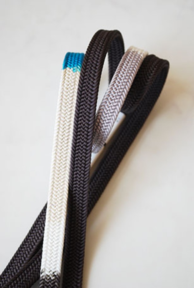 【衿秀・帯締め】内記組　五色段ぼかし　焦茶　260215_30