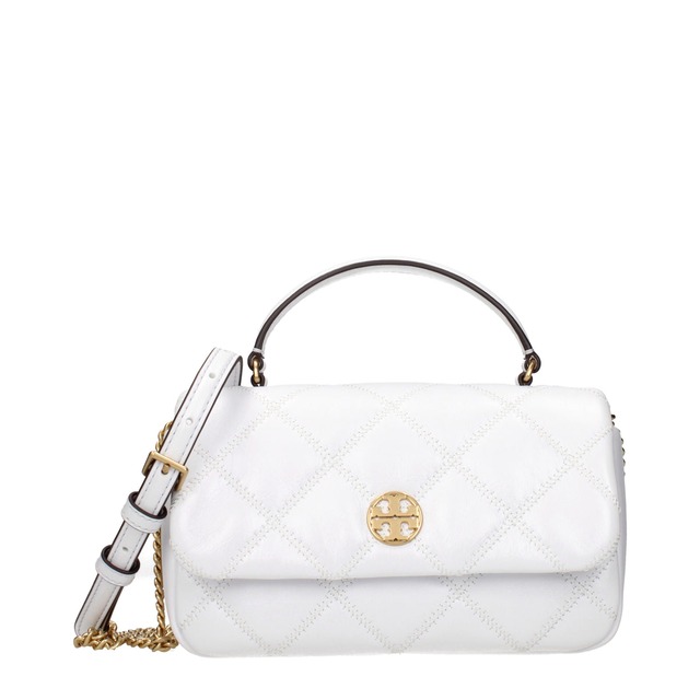 TORY BURCH トリーバーチ レディース ハンドバッグ レザー ホワイト