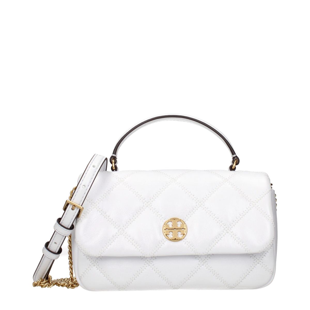 TORY BURCH トリーバーチ レディース ハンドバッグ レザー ホワイト