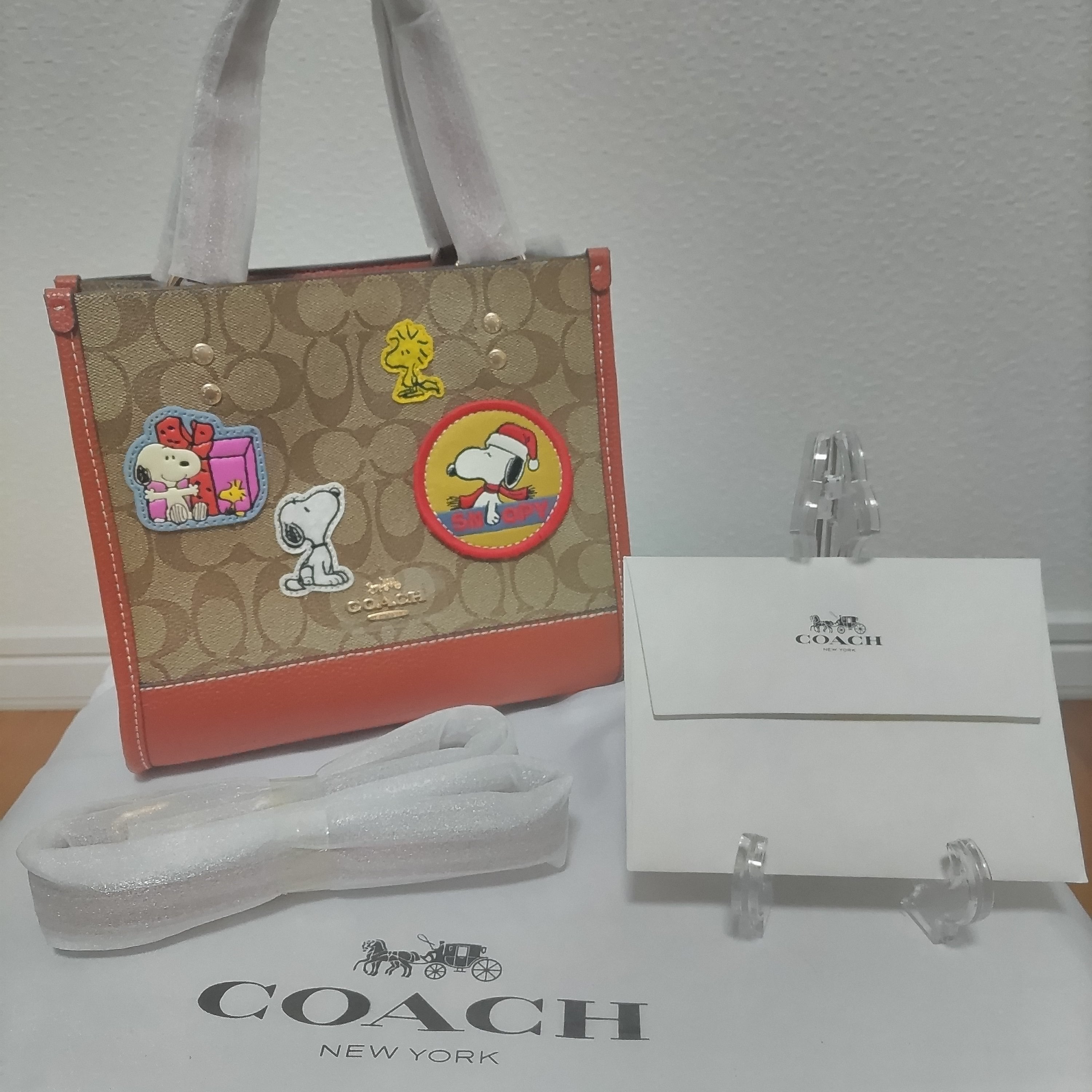 COACH コーチ スヌーピー コラボ トートバッグ 新作 デンプシートート | ebisuya. powered by BASE