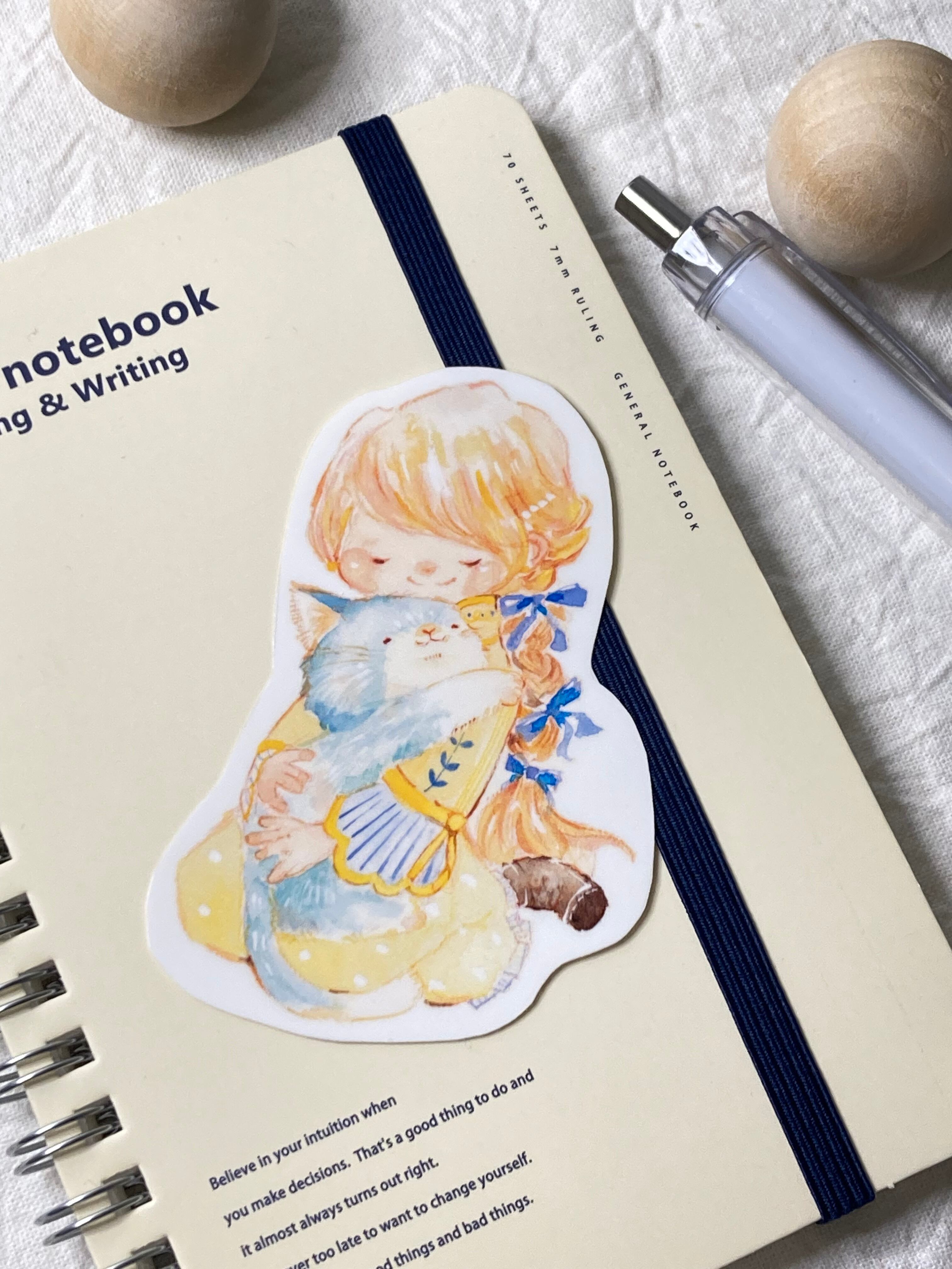 ステッカー◎猫との時間