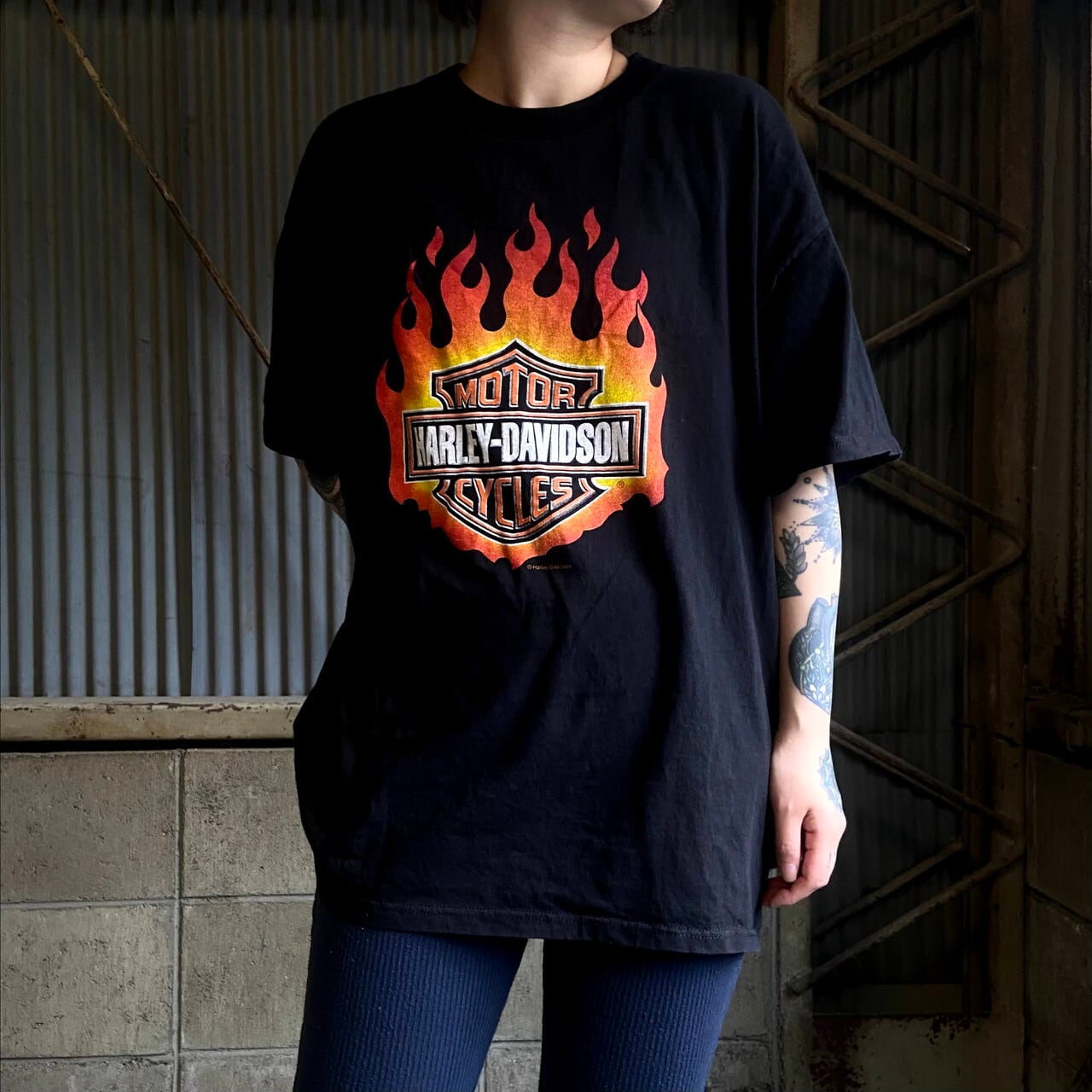 Harley-Davidson ハーレーダビッドソン フロントロゴ Tシャツ