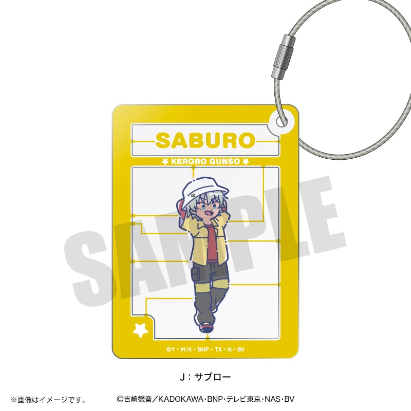 アニメ『ケロロ軍曹』 れとぽぷ プラモデル風アクリルキーホルダー J