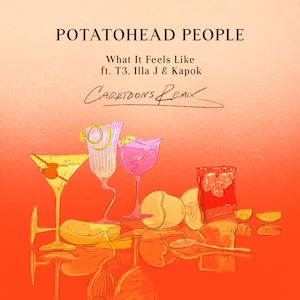 〈残り1点〉【7"】Potatohead People - What It Feels Like (Feat. T3, Illa J & Kapok) "Carrtoons Remix"