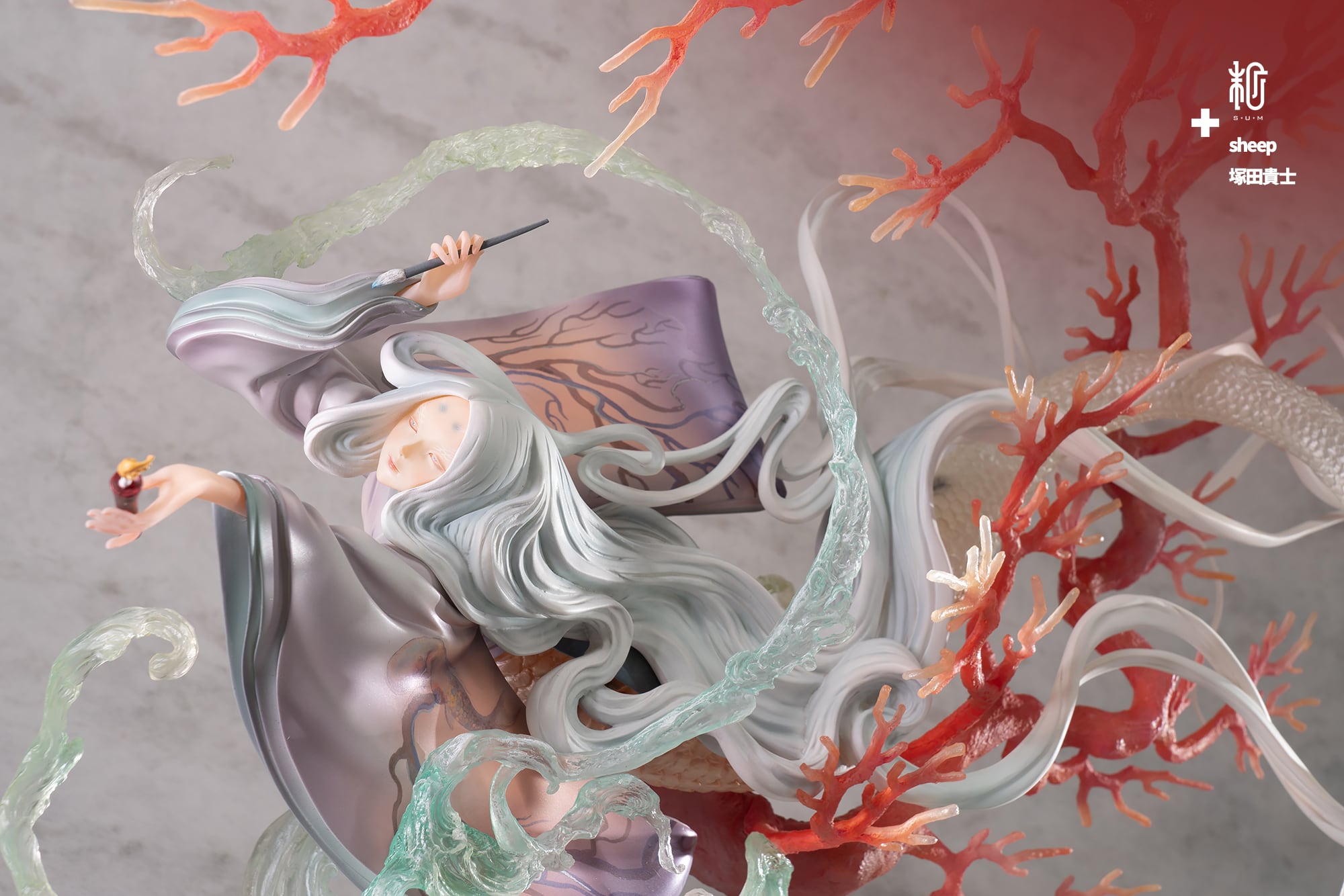 赤い蝋燭と人魚 赤珊瑚ver. 100体限定｜sheep×塚田貴士 | sumart