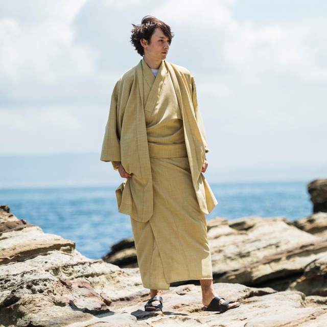 【 L size 】KIMONO + HAORI : white lace