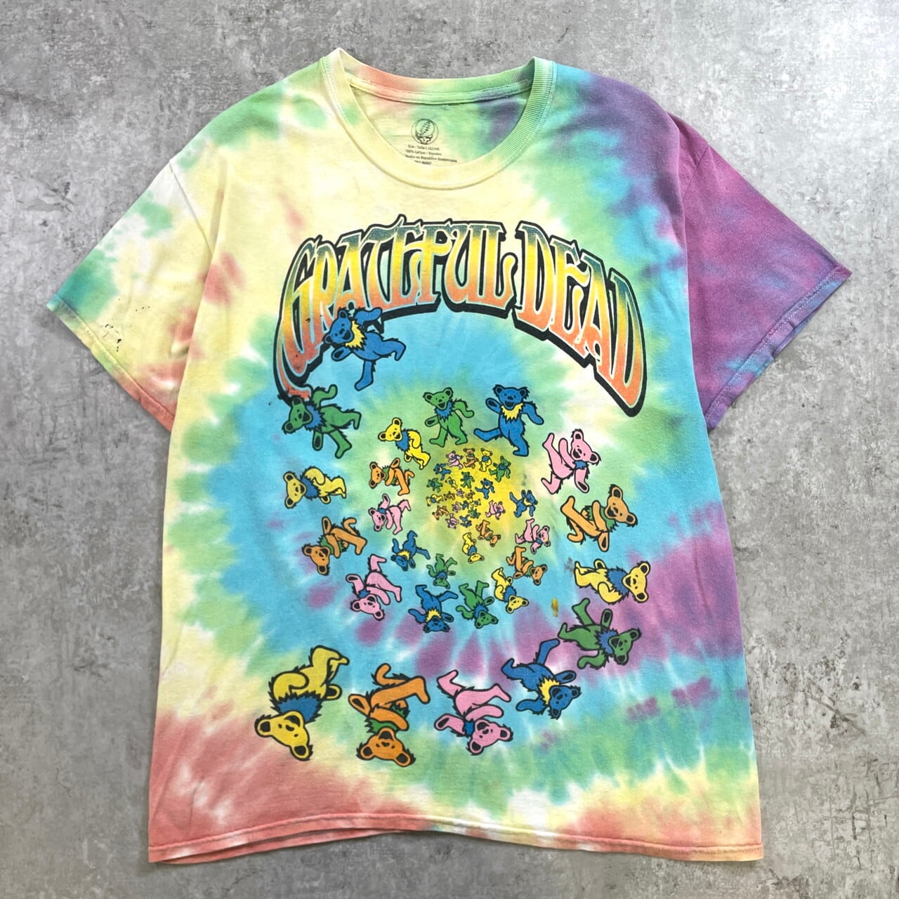 GRATEFUL DEAD グレイトフルデッド タイダイTシャツ デッドベア バンド