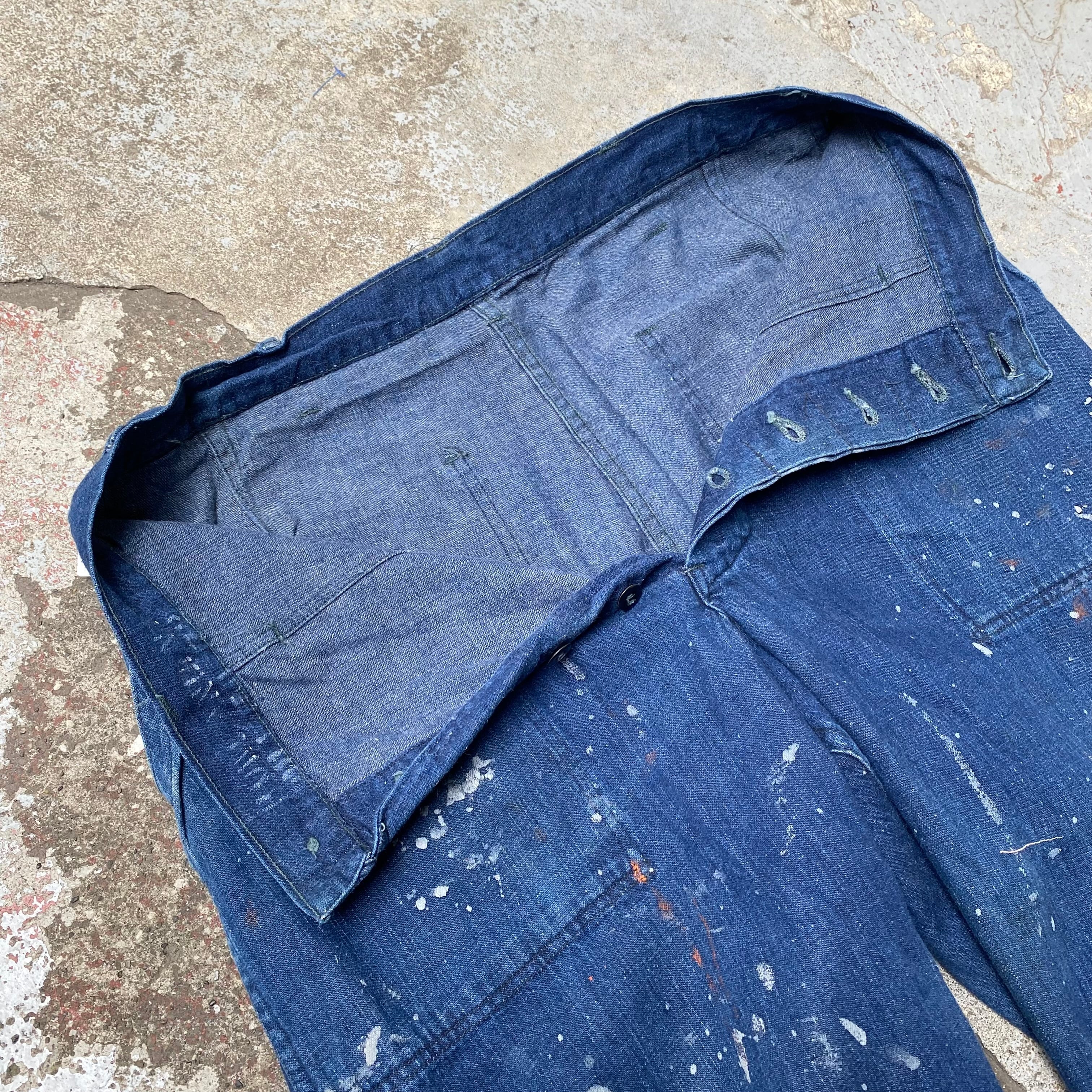 角ポケ】40's US NAVY M-45 Denim Baker Pant | 下北沢SPiKe＆SPiCe