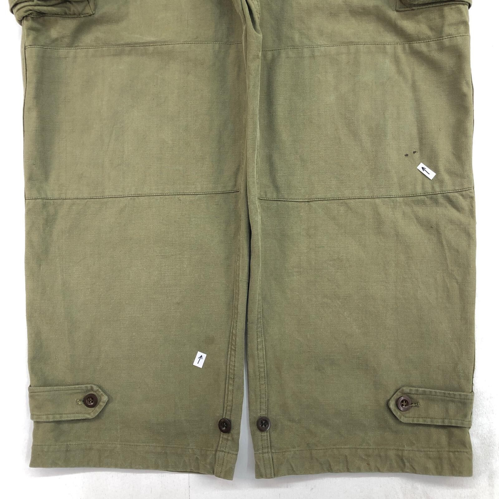 FRENCH ARMY フランス軍 50年代 M-47 カーゴパンツ 前期型 オリーブ