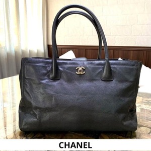CHANEL エグゼクティブトート シャネル 2way ショルダーバッグ グレー