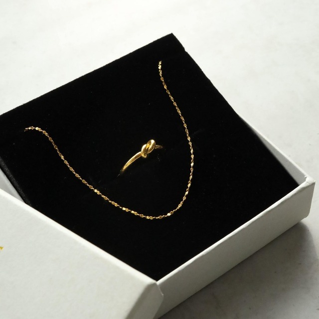 【Xmas 限定set A】 ring & necklace 2点セット(通常6.960円)