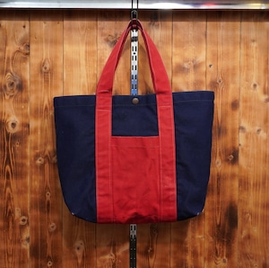 70s80s toni totes of vermont inc ヴィンテージ トートバッグ レッド ネイビー