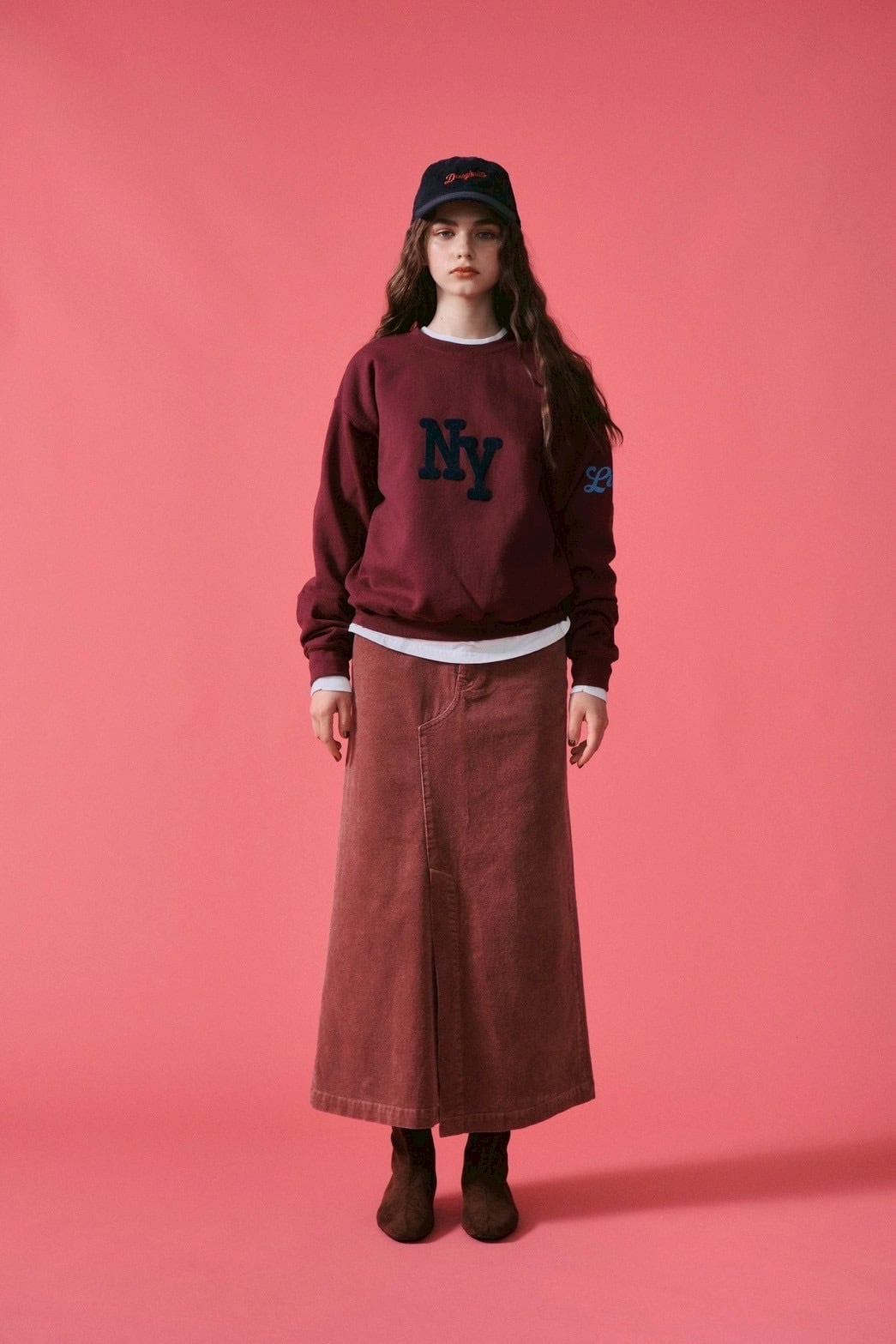 【LEMELANGE】ストレッチコーデュロイスカート 8553302