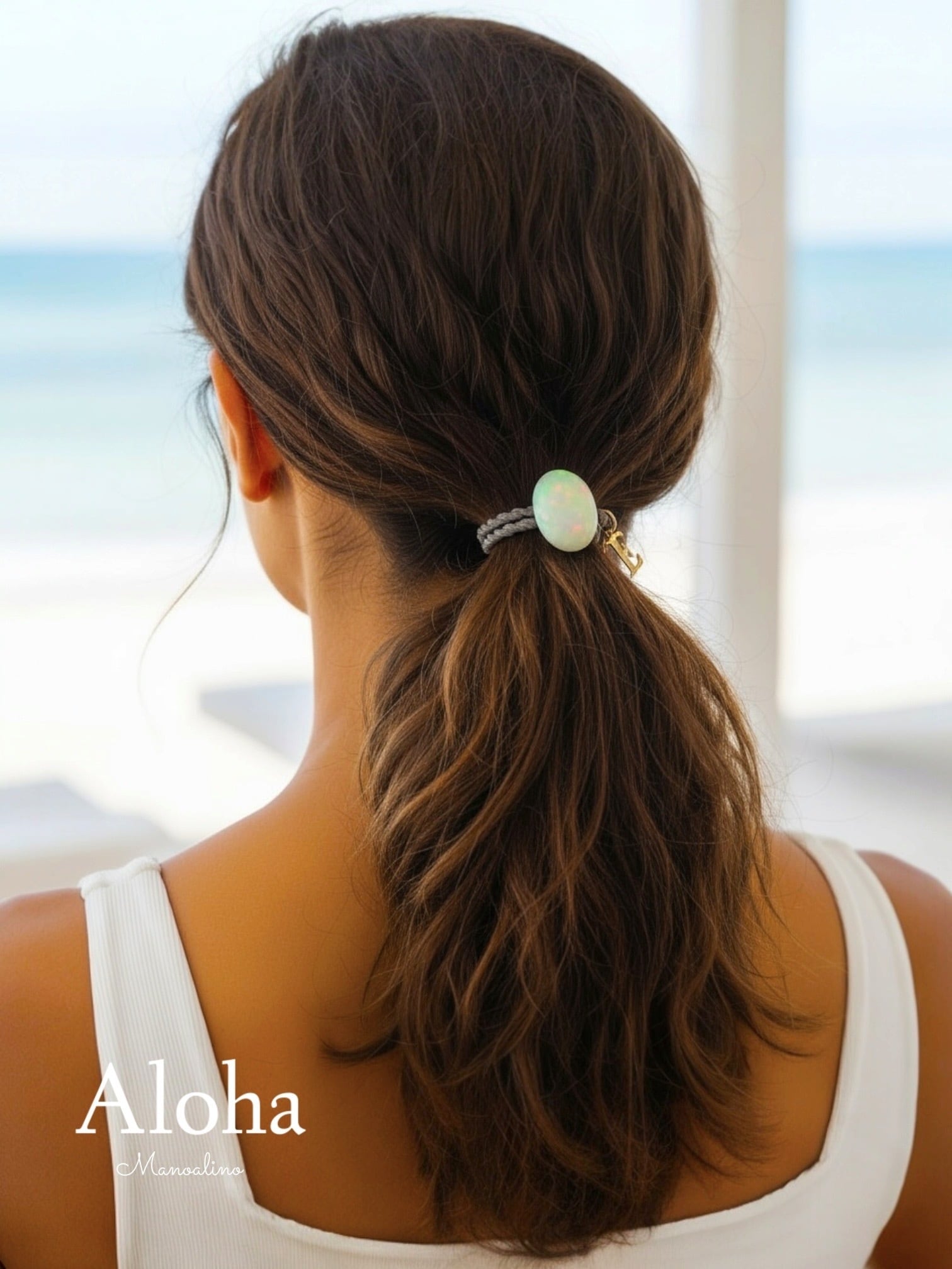 オーストラリア産”AAArank opal Opalite hair accessory（AAAランク
