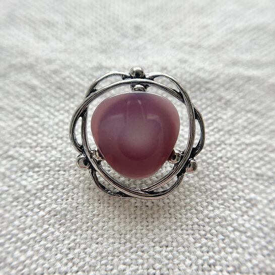 シルバートライアングルディープパープル 20㎜