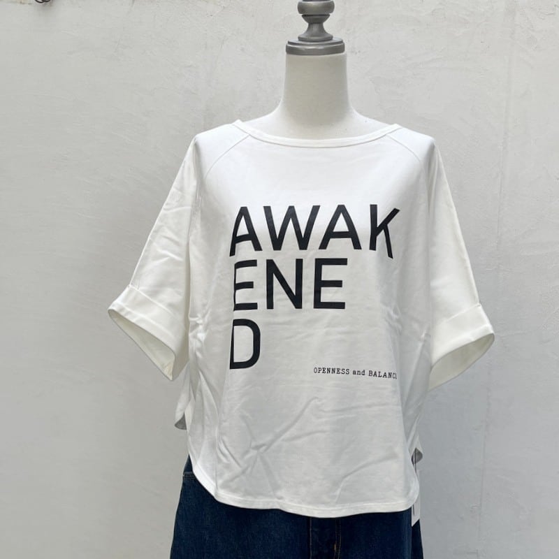 QTUME /クチューム ロゴプリント 前後 2WAY Tシャツ 612-25215 | diagrande