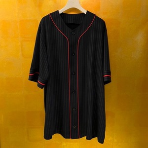 ストライプベースボールシャツ / ＆ellecy【返品・交換・申込撤回不可】