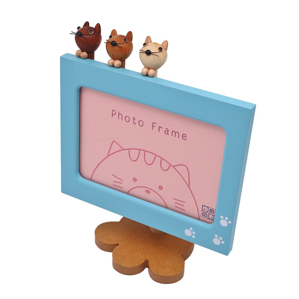 アクションフォトフレーム 猫（18弁） | オルゴールショップ「ゆめの木」