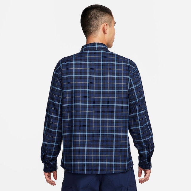 【NIKE】L/S flannel skateboard button up shirt