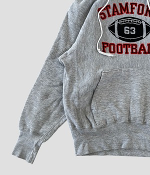 -Champion- Vintage 70s M STAMFORD FOOTBALL Reverse Weave Hoodie made in USA
