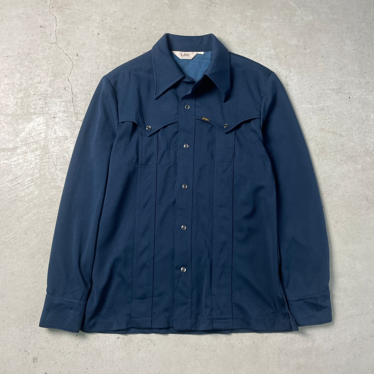USA製 70年代 Lee リー ウエスタンシャツ ジャケット ポリエステル 