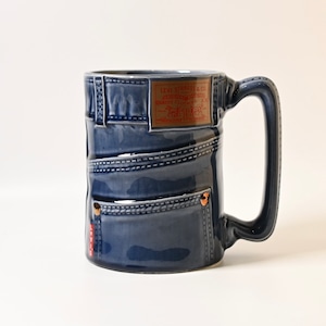 Vintage Levi's DENIM PANTS COFFEE MUG CUP NOS