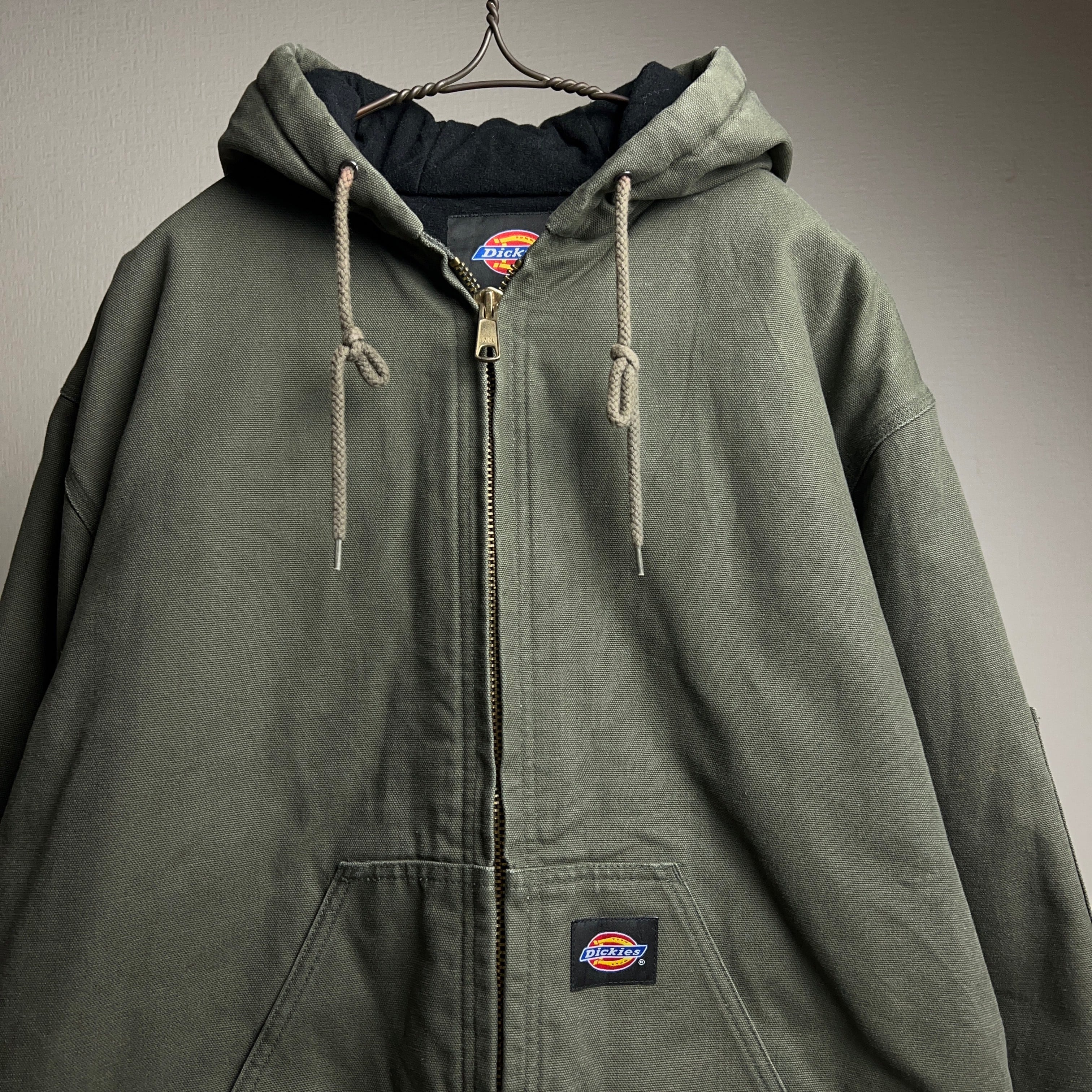 “Dickies” Duck Active Jacket SIZE L ディッキーズ ダックアクティブジャケット 刺繍入り カーキ【0929A49】【送料無料】 “Dickies” Duck Active Jacket SIZE L ディッキーズ ダックアクティブジャケット 刺繍入り カーキ【0929A49】【送料無料】