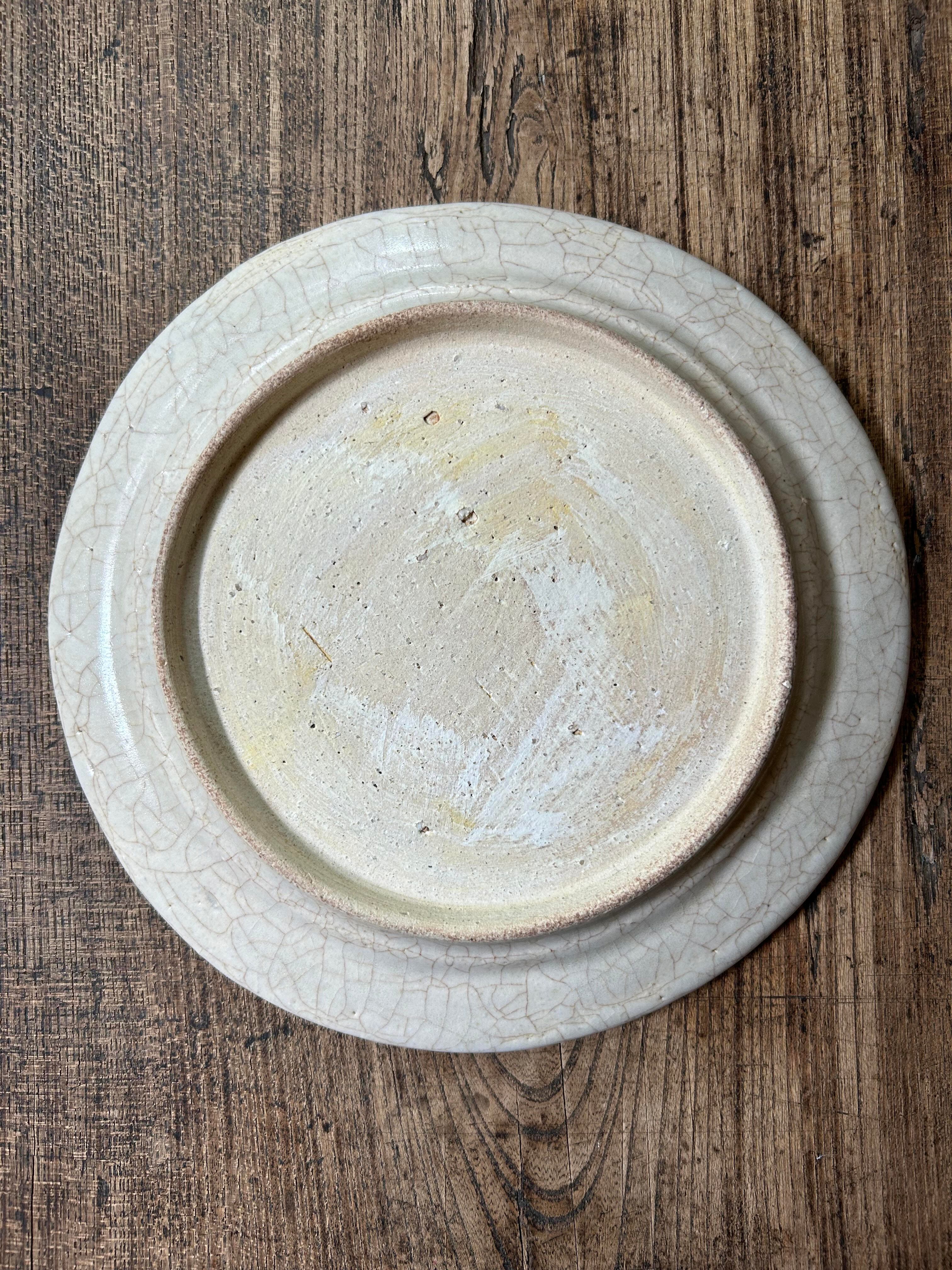 織部焼 水野健二作品 織部足付き皿揃 5客セット 織部焼の