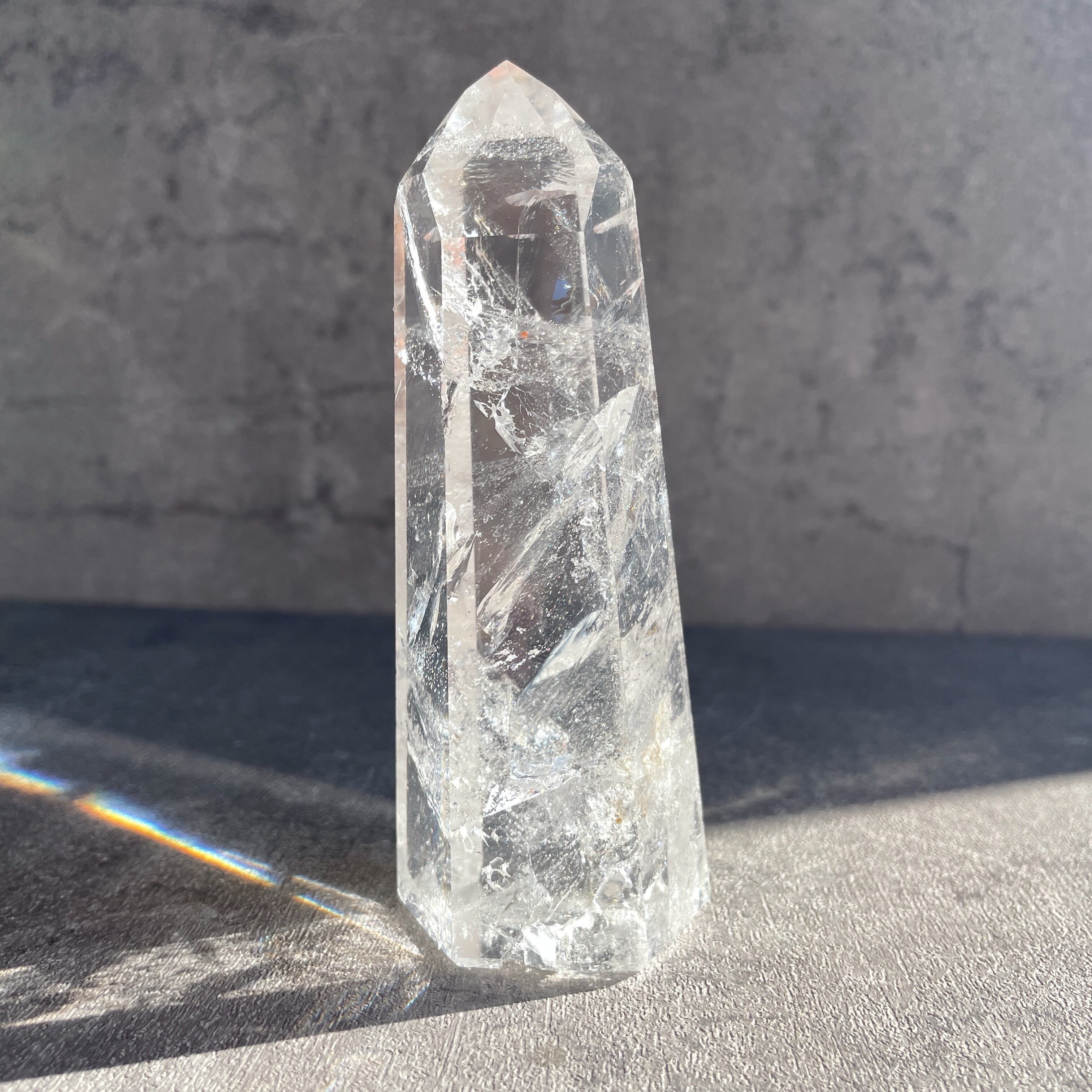 【高品質】ミナスジェライス産クリアクォーツ タワー12◇Clear Quartz◇ 天然石・鉱石・パワーストーン