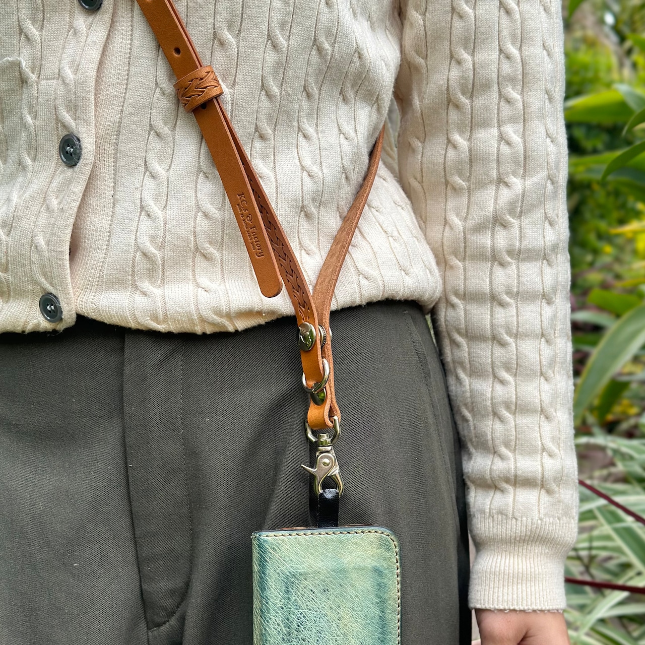 携帯ネックストラップ PASTIME ハンドスタンプ