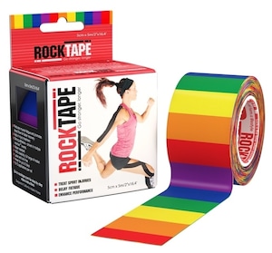 ロックテープ-スタンダード-レインボー / ROCKTAPE 5cm*5m standard Rainbow