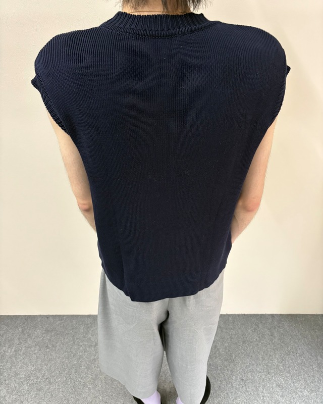 【DIRK BIKKENBERGS】nordic pattern knit vest