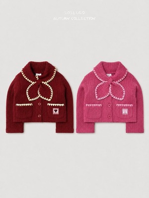 送料無料【予約】UEO /Mellow Cardigan/Jr
