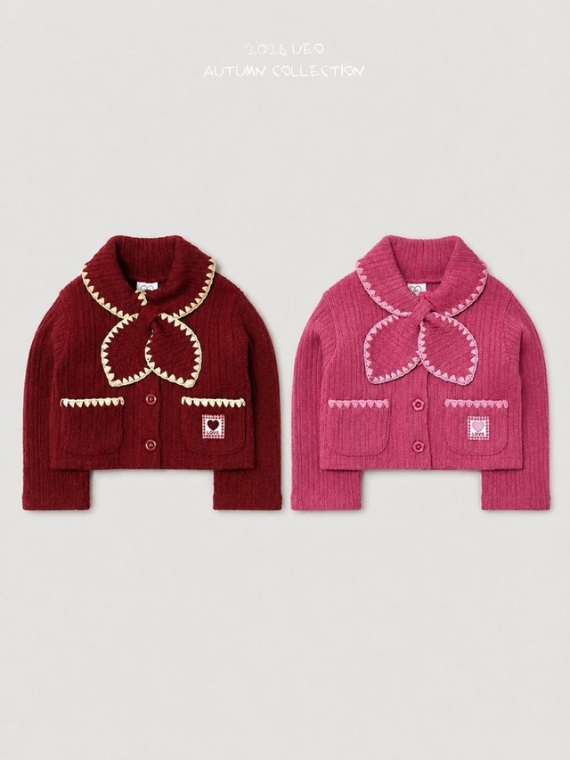 送料無料【予約】UEO /Mellow Cardigan/Jr