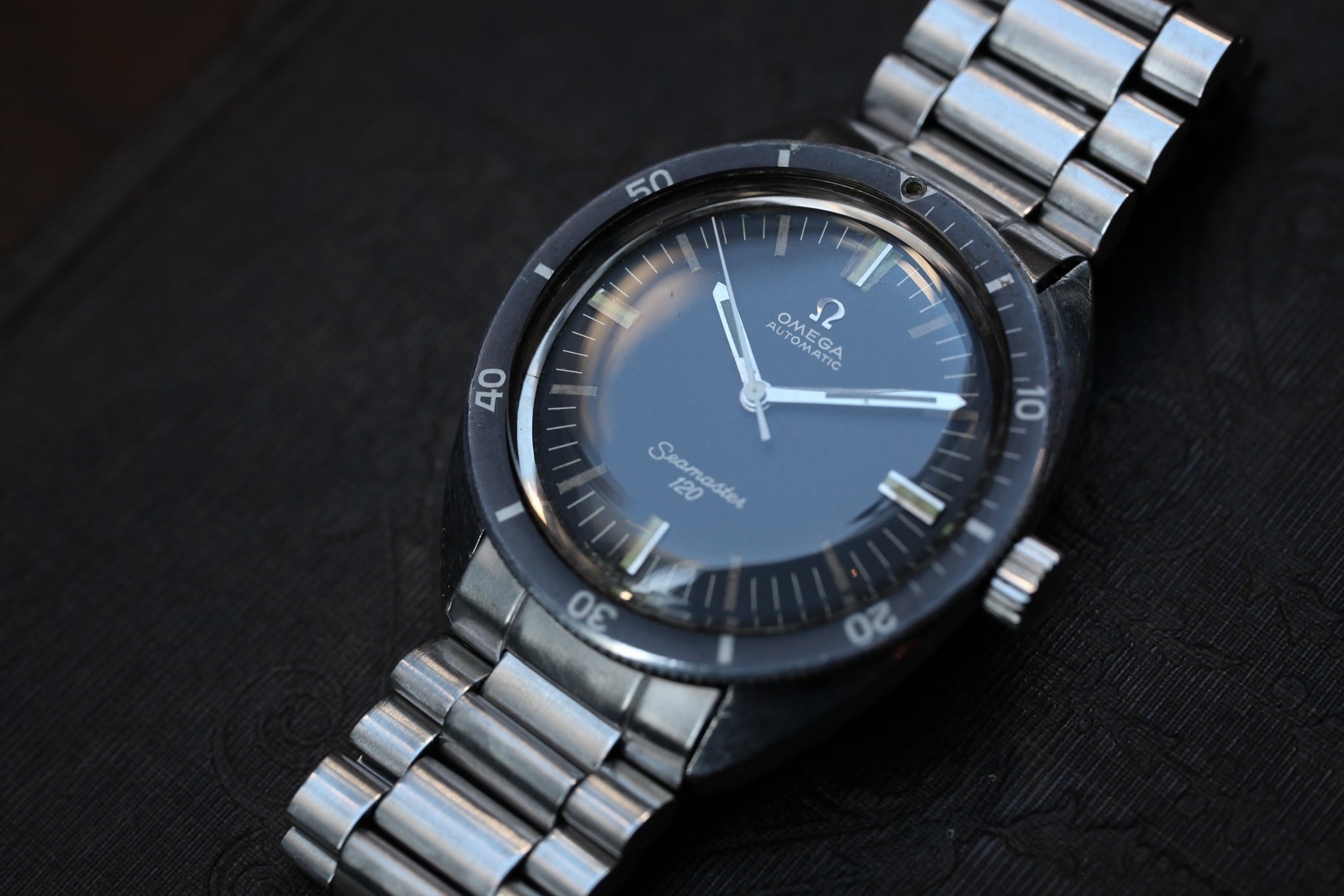 OMEGA】1960s シーマスター120 フルサイズ ノンデイト自動巻き 3連