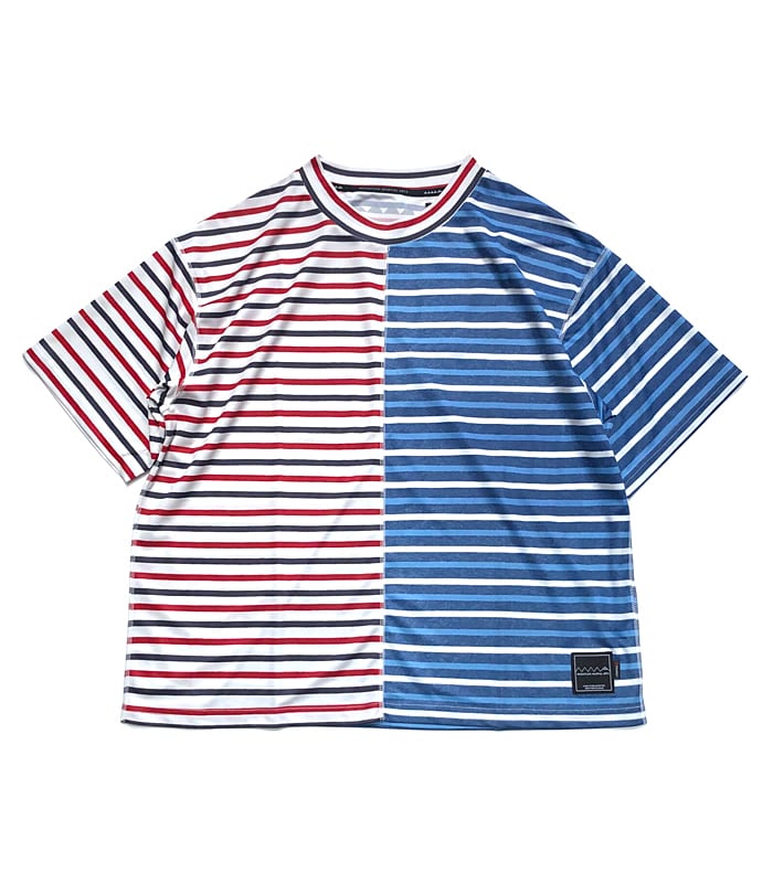 MMA(MOUNTAIN MARTIAL ATRTS) MMA POLARTEC® Border FRANKEN Big Tee Blue
