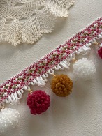 USA タッセルブレード 50cm/カット マルチカラー  カルトナージュ スツール デコレーション材